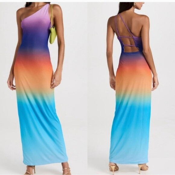 AFRM SPRING OMBRE MAXI DRESS SIZE 1X NWT - Picture 1 of 12